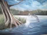 Doctors Office Fishing Theme Mural